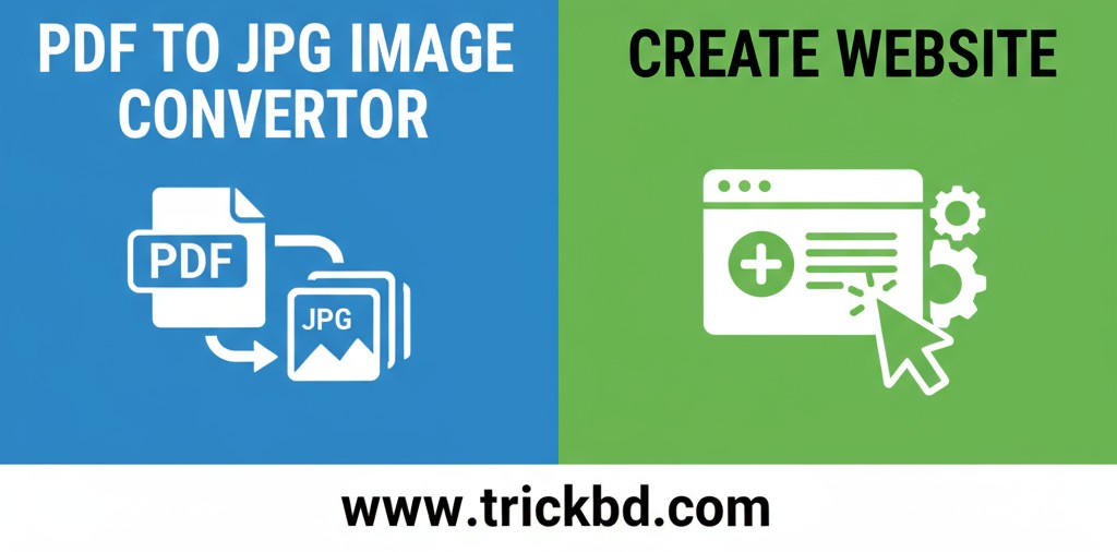 PDF TO JPG ছবি Convertor ওয়েবসাইট তৈরি করুন সহজেই! 🔥