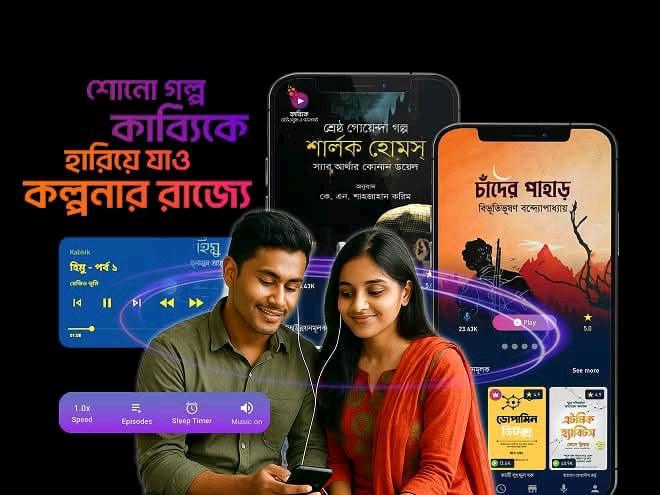 🎧 Tech With Ayat x Kabbik AudioBook — আমার রেফারেল কোডে নাও ২৫% ডিসকাউন্ট! 📚 এখন বই শুনেই শেখো স্মার্টভাবে! 💡