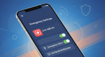 ফোনে চালু করুন Earthquake and Emergency এলার্ট।