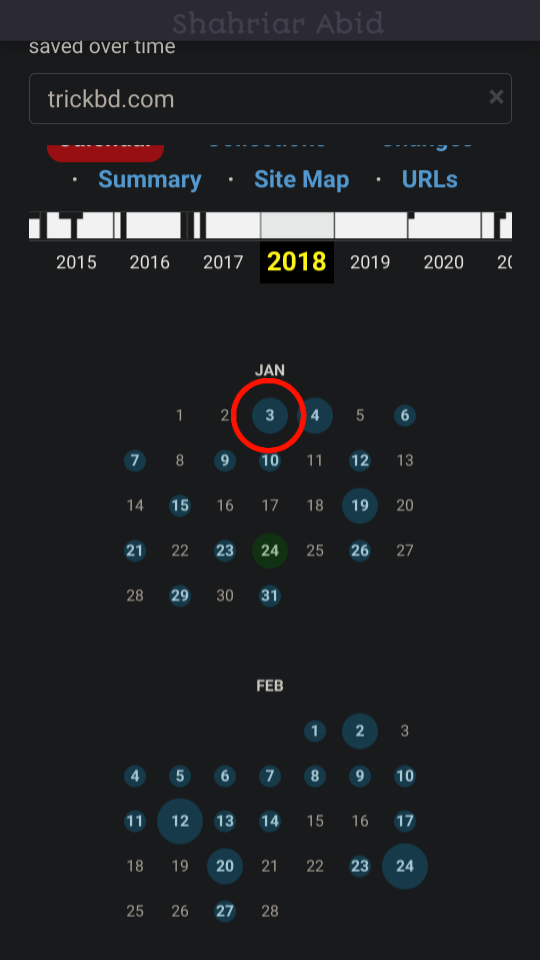 Select Date