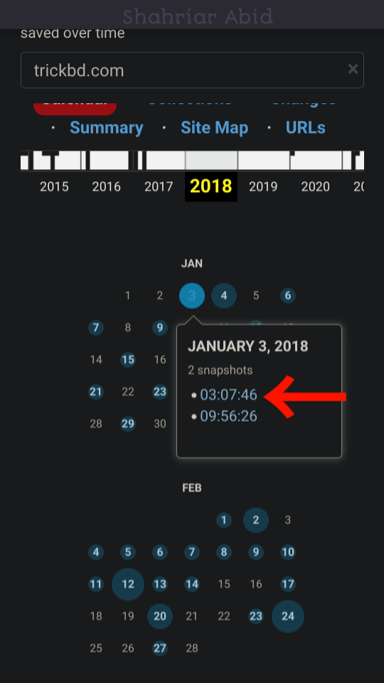 Tap on time