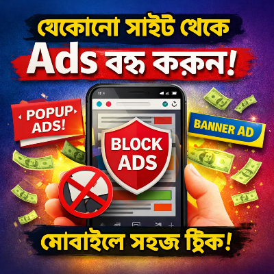 মোবাইল দিয়েই যেকোনো Website এর Popup, Banner Ads Remove করুন (Root লাগবে না) 🔥