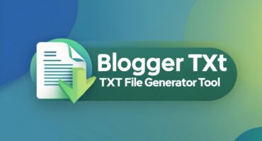 কিভাবে ব্লগারে Txt File Generator টুল তৈরি করবেন?