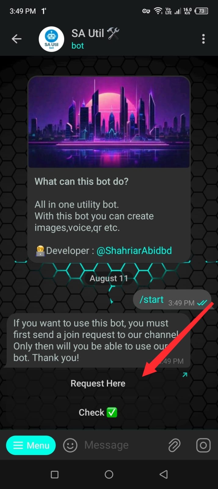 Request to join