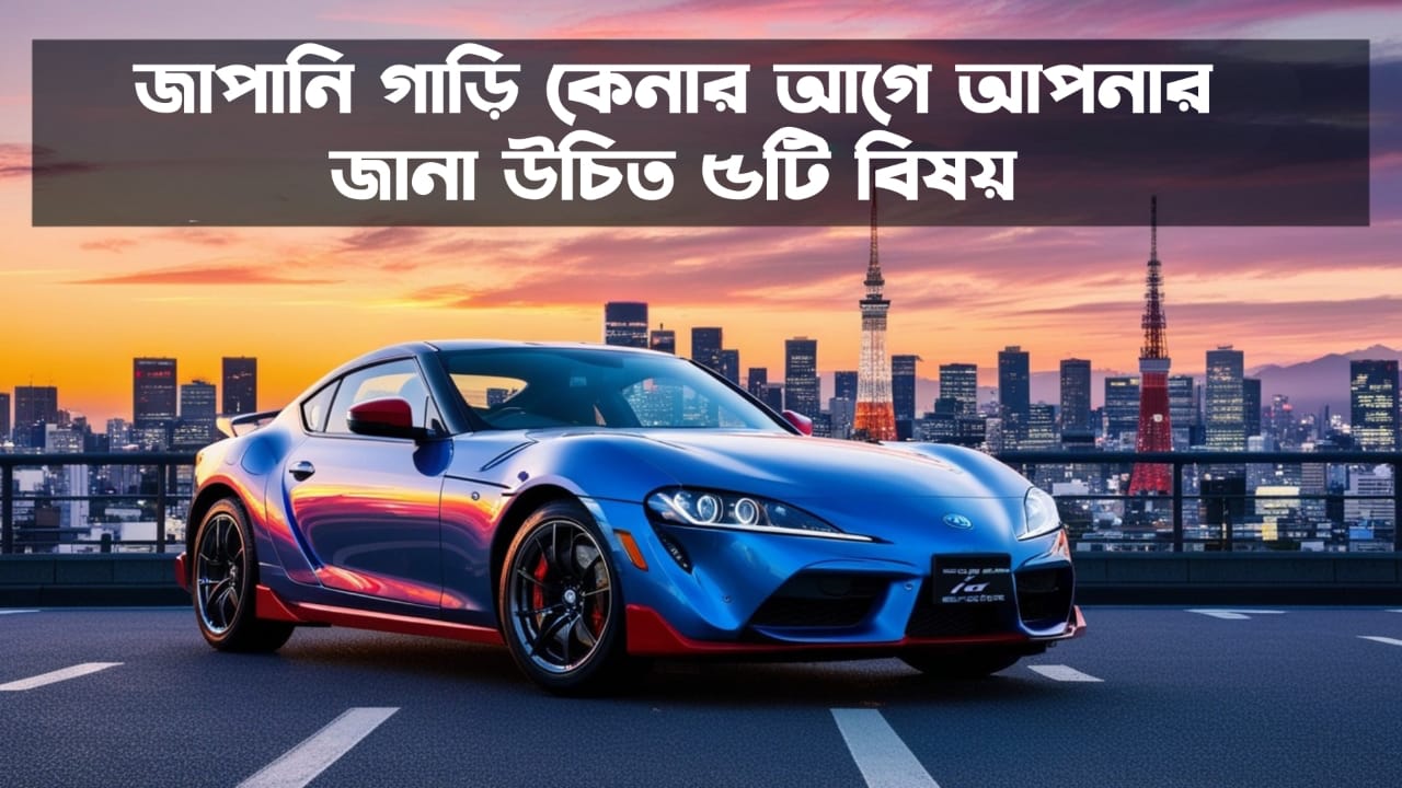 জাপানি গাড়ি কেনার আগে আপনার জানা উচিত ৫টি বিষয়