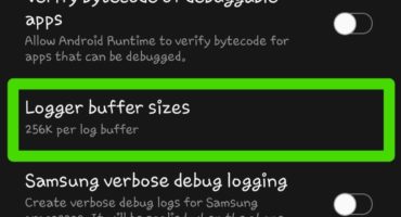 Android Phone এর Developer Options এ থাকা Logger buffer sizes এর কাজ কি এবং এটা কাদের জন্য?