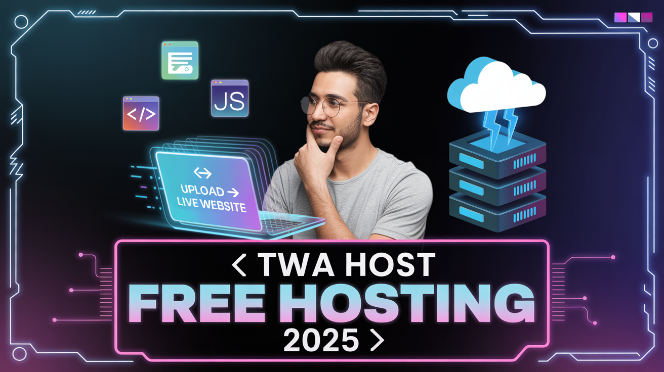 🚀 এক ক্লিকে বানান আপনার Website Live | TWA Host Free Hosting Platform 2025 🔥 (TWA)