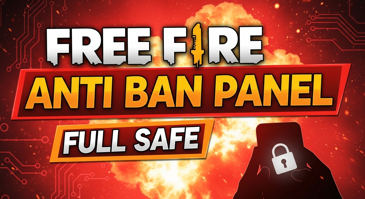FF MAX ফ্রী Anti Ban Panel 100%! GLITCH MATRIX! [OP WORKING] 🔥