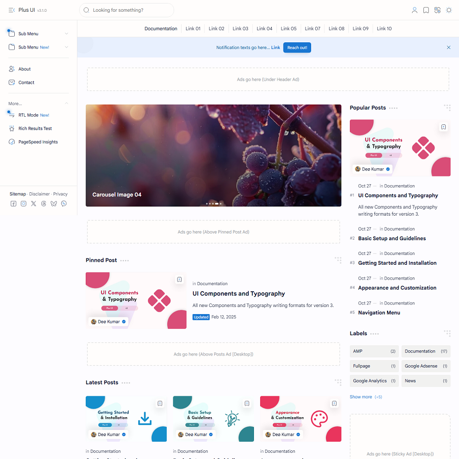Plus Ui v3.2 ডাউনলোড লিংক এবং পোস্ট ভিউ সিস্টেম যেভাবে চালু করবেন!