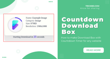 How to make Download Box with Countdown Timer for any Website