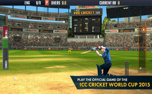 ক্রিকেট পাগলারা আপনার এন্ডোয়েড মোবাইলে খেলুন অসাধারন Graphics কোয়ালিটি সম্পন্ন একটি ক্রিকেট গেইম”ICC Pro Cricket 2015”।মেগাবাইট আপনার সাধ্যের মধ্যে।