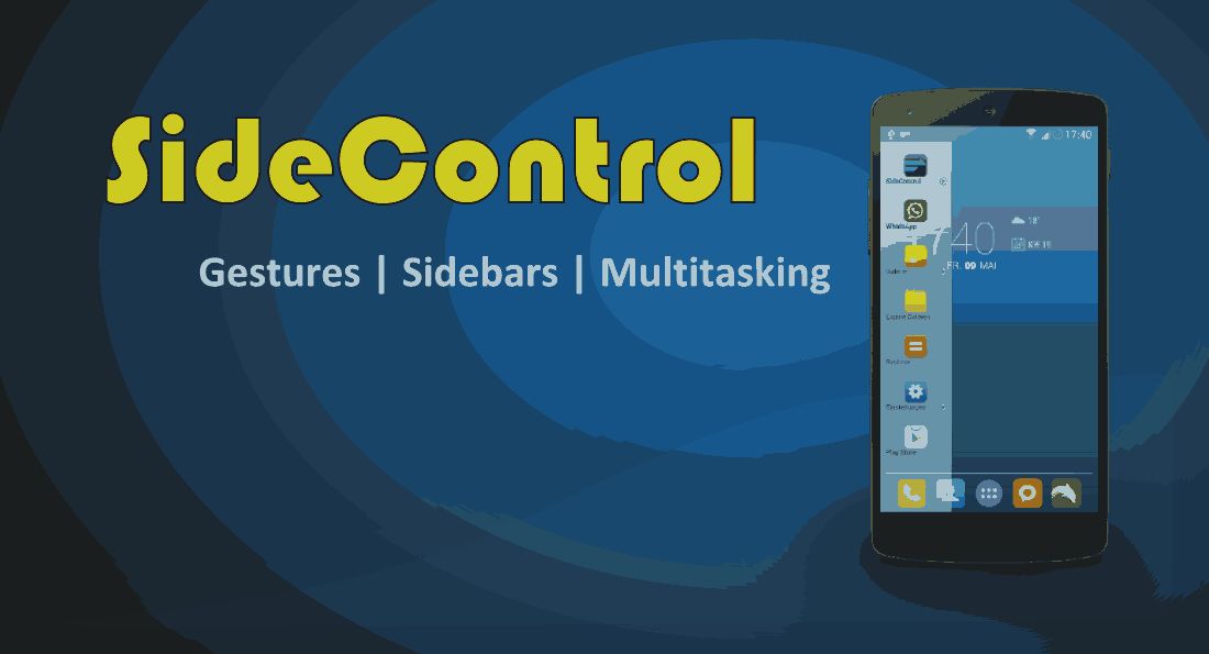 [NoRoot] নিন Xda Dev এর তৈরি Side Control এর  Pro Version সাথে অনেক ফিচার- by Riadrox