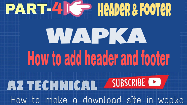 [wapka]কিভাবে একটি Full DOWNLOAD SITE বানাবেন (part-4) [আমার সাইট এর মত]-by Az