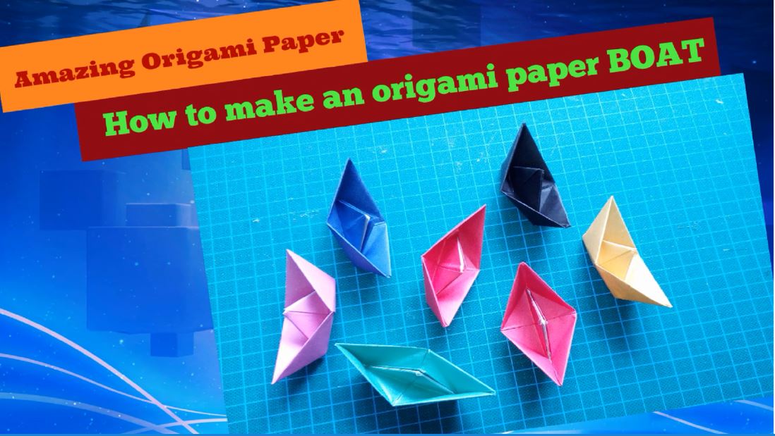 Origami Paper/Paper Art [পর্ব-০১] :: কাগজ দিয়ে আকর্ষনীয় নৌকা বানান। [ভিডিও ধারাবাহিক টিউন]