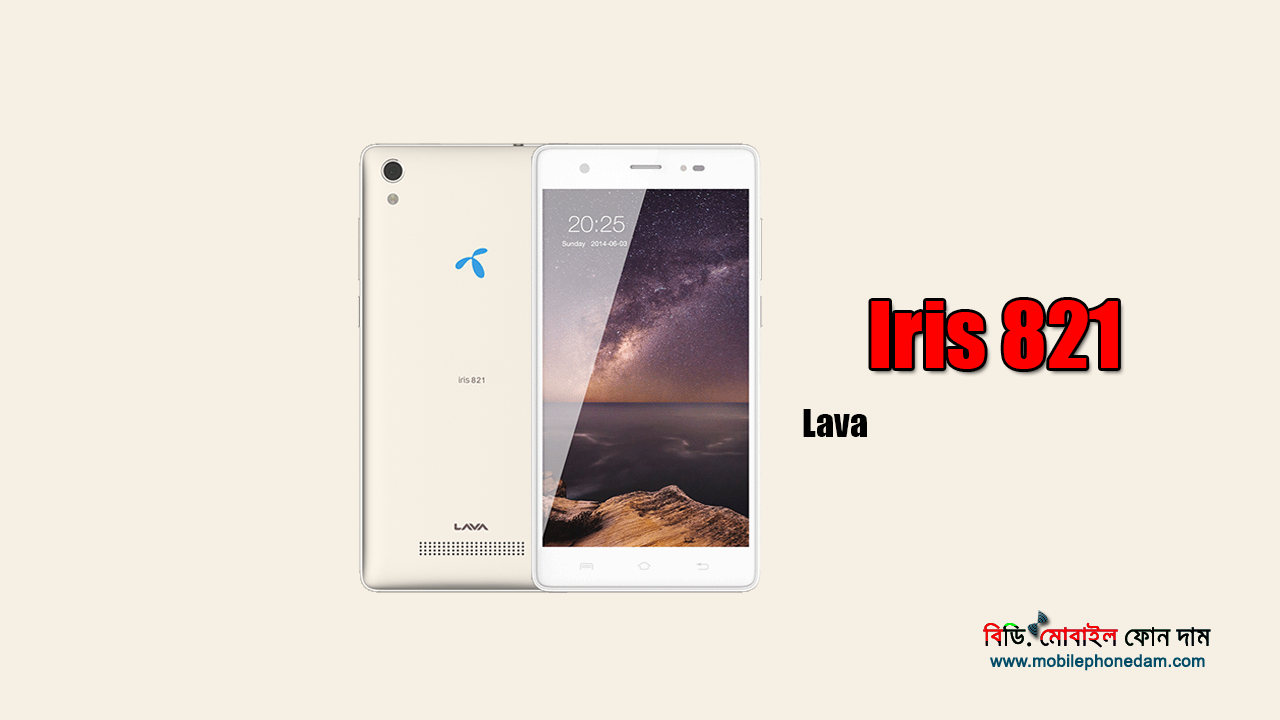Official Firmware for Lava iris 821 [MT6580].