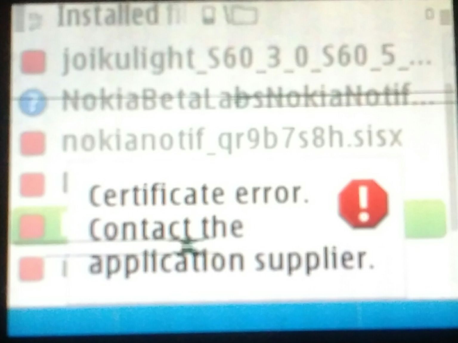 আর নয় symbian মোবাইলের certificate error সমস্যা without hack….