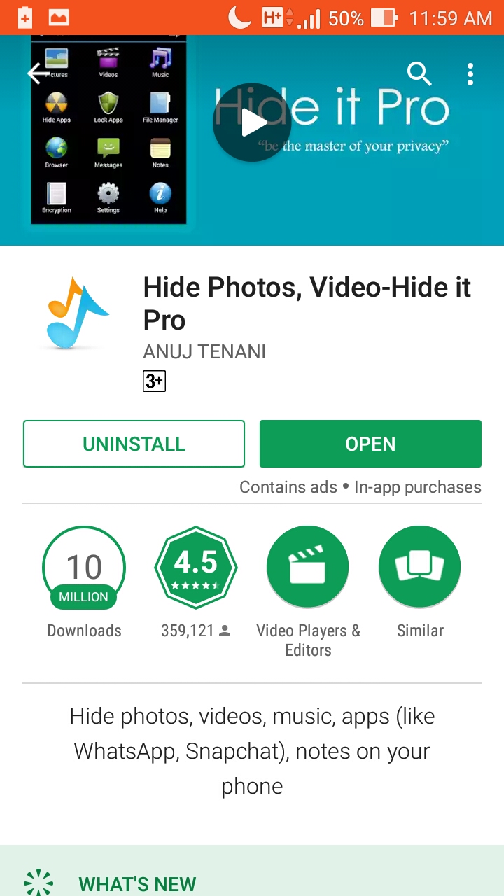 নিয়ে নিন একটি ছোটো Pro Hide App দিয়ে Hide করুন ফোনের ফাইল এপ ভিডিও আরো অনেক কিছু