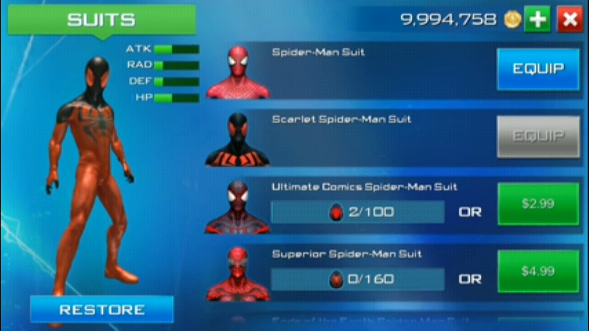 The Amazing Spider Man 2 Unlimited Mod ৫১২ এমবি র‍্যাম এ ও চলবে।