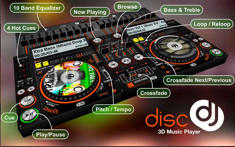 [DiscDj 3D Music Player] এই Music  Player সবাই আপনার ফোনের দিকে হা করে তাকিয়ে খাকবে (কেউ মিস করবেন না মিস করলে লস)