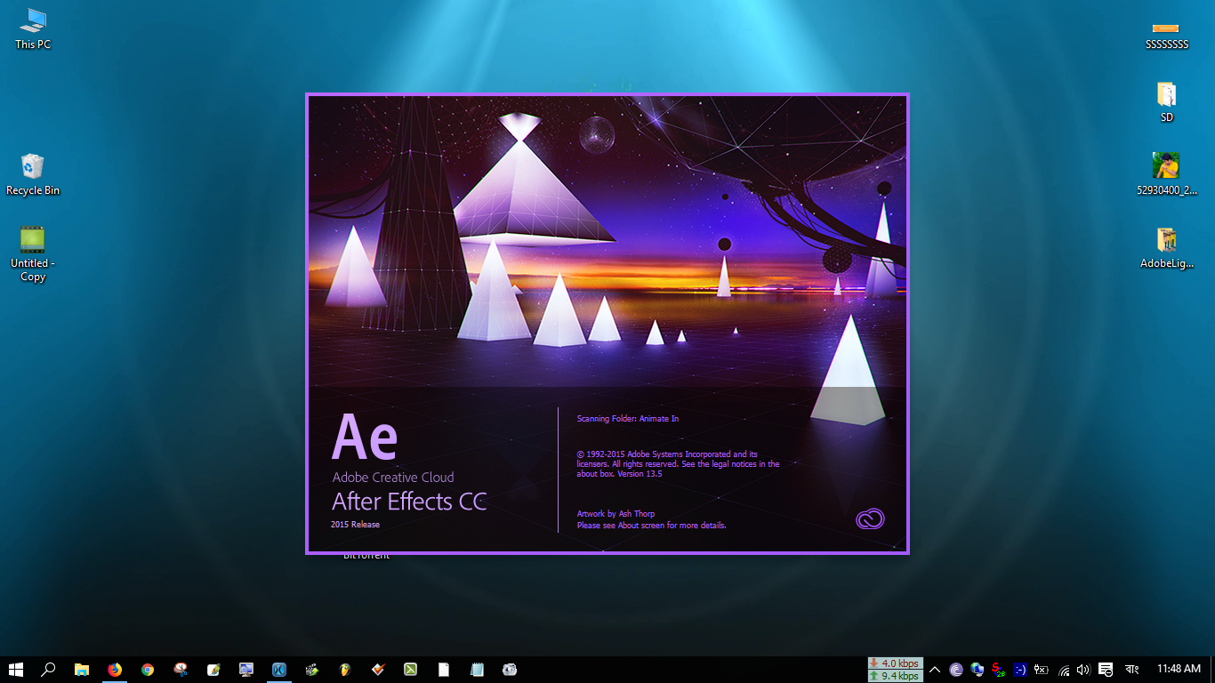 [For_PC]-Adobe After Effects সফটওয়্যার। Torrent থেকে।