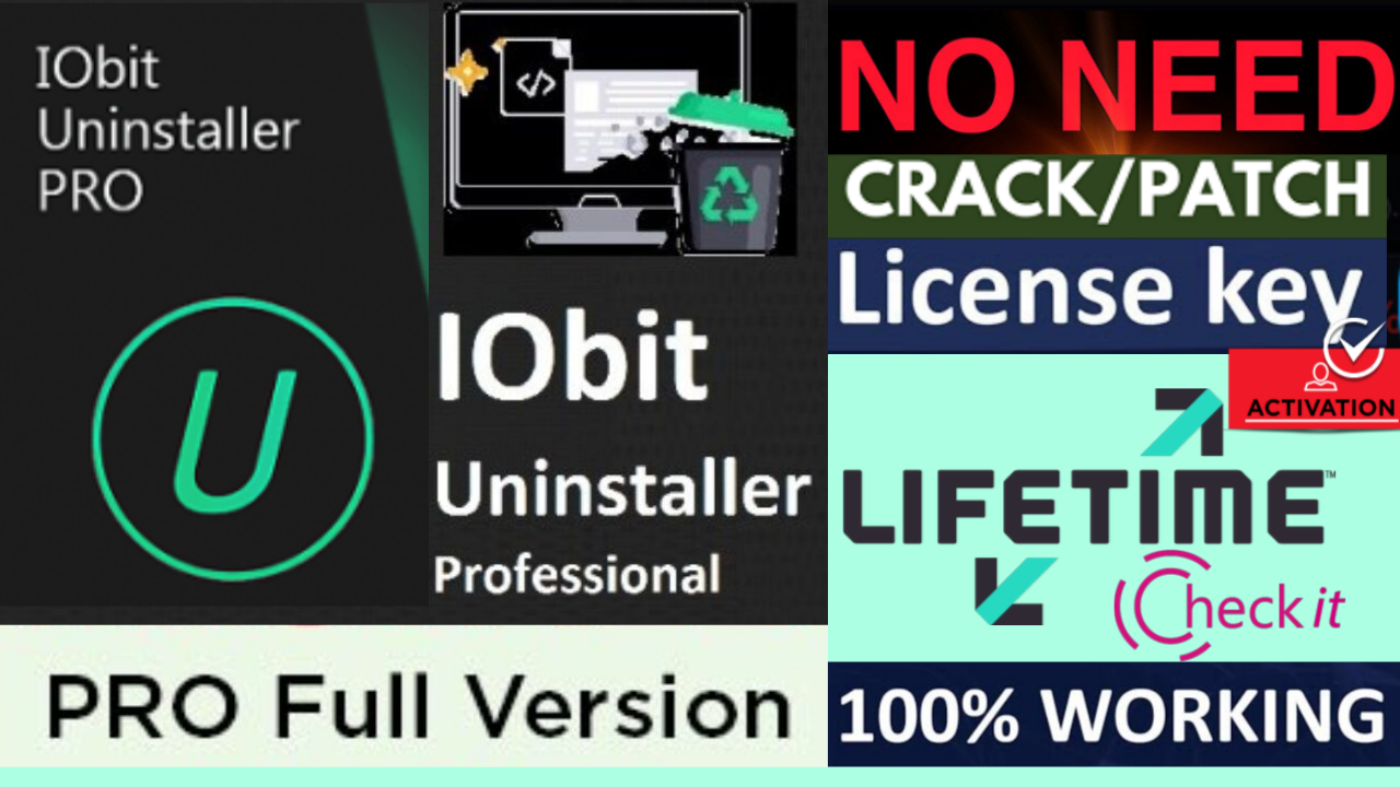 IObit Uninstaller Pro ফ্রিতে ব্যবহার করুন সফটওয়্যার install/uninstall এর ঝামেলা থেকে মুক্তি পান।