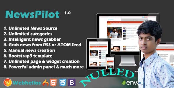 [Nulled] NewsPilot – Autopilot News Script 2019 Download Free!