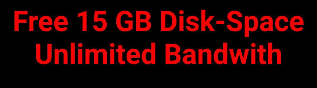 ওয়েবসাইটের জন্য নিয়ে নিন ১৫ জিবি ডিস্ক স্পেইস এবং আনলিমিটেড ব্যান্ডওইথ একদম ফ্রি।