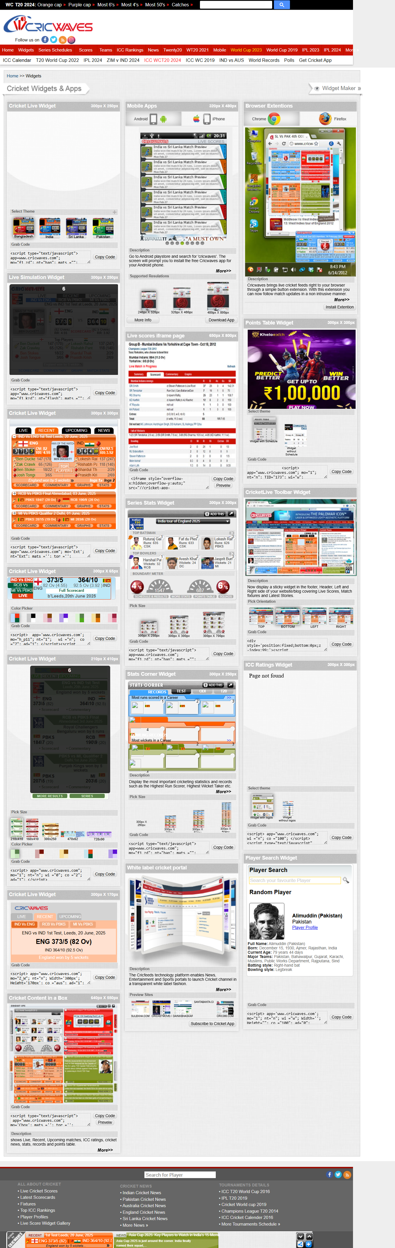 cricket live score