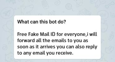 [HoT] Temporary Mail/Fake Mail তৈরি করুন নিজের পছন্দমত নাম দিয়ে Telegram এর মাধ্যমে।থাকছে মেইল আসলে রিপ্লাই দেওয়ার সিস্টেম।