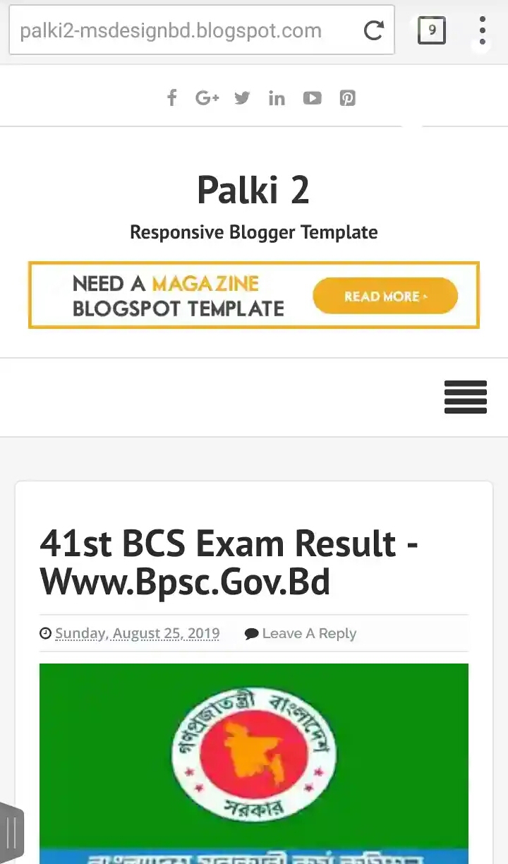 Download Palki 2 Responsive Premium Blogger Template