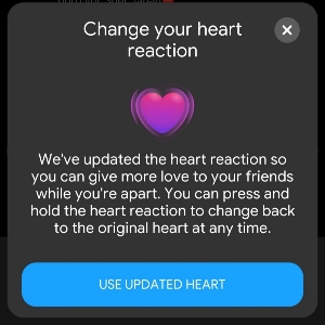 আসুন Messenger-এর Message Reaction এর Love Emoji Update করে নিই…