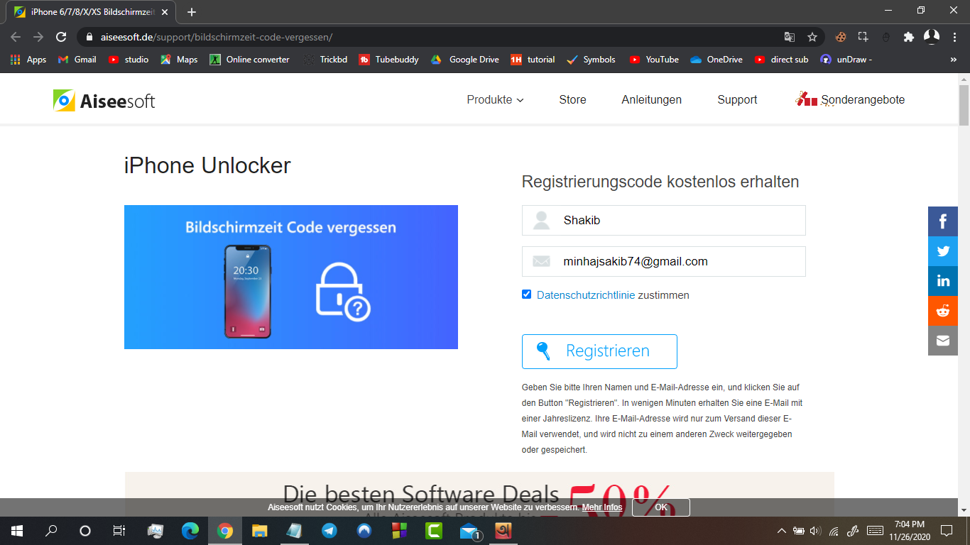 for iphone download Aiseesoft iPhone Unlocker 2.0.20