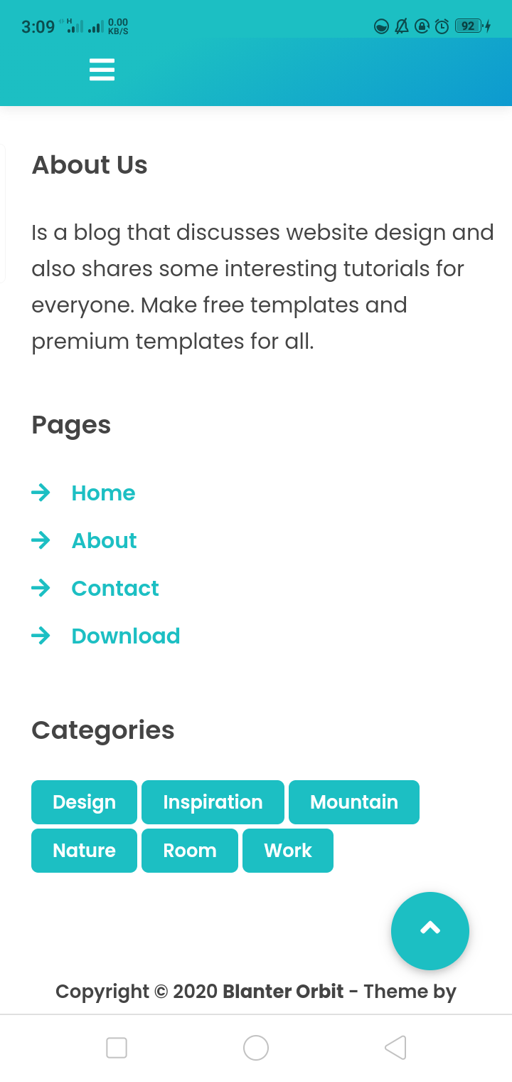 Take a beautiful template for Blogger website Free