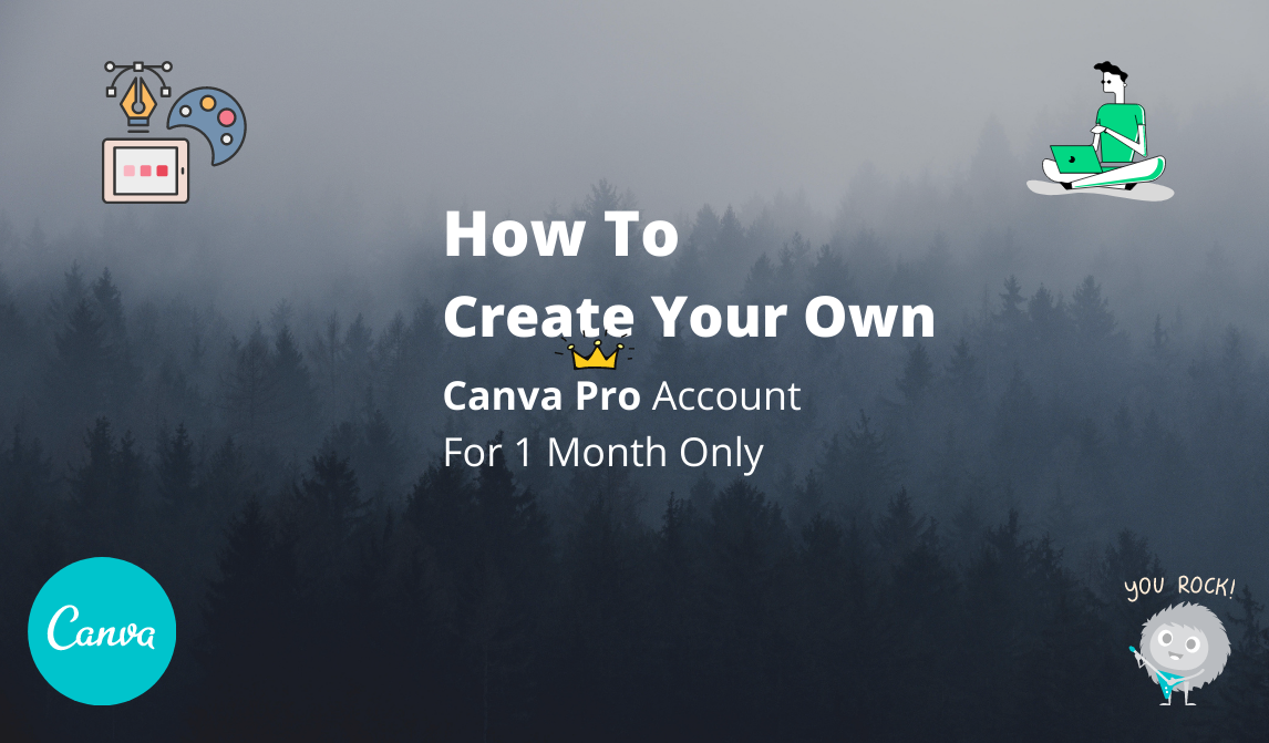 যেভাবে Canva Pro Account Create করবেন 1  মাসের জন্য 2021