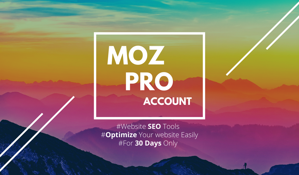 MOZ Pro Premium Account, Website (SEO) Ranking হবে রকেটের গতিতে
