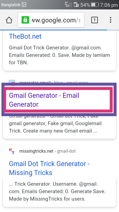 random gmail generator