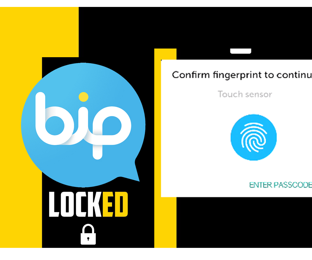 বিপ এ্যাপের নিরাপত্তা  । how to Set Lock screen and fingerprint lock Security