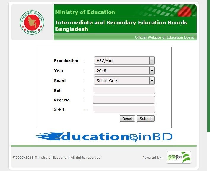 HSC Auto Pass Result 2021 Check Online & Mobile SMS