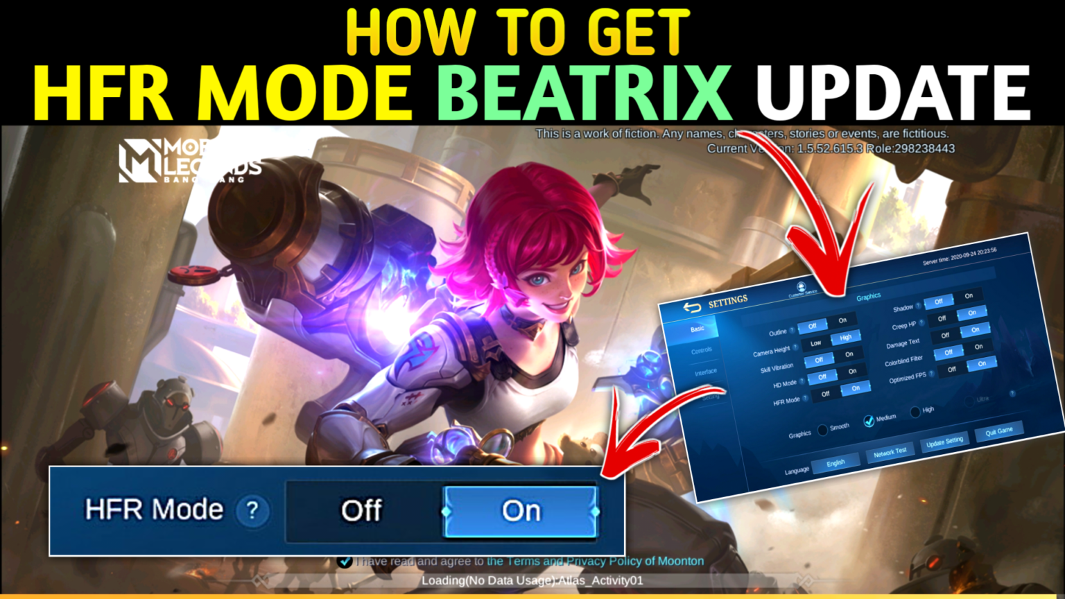 How To Get HFR Mode in Beatrix Update in Mobile Legends