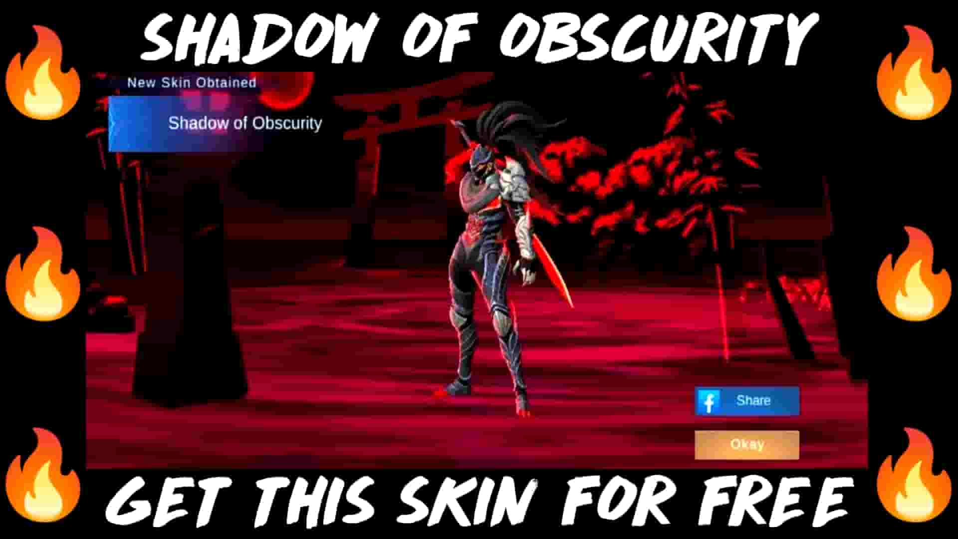 [MLBB] Hayabusa Shadow of Obscurity Epic স্কিন নিয়ে নিন একদম ফ্রিতে