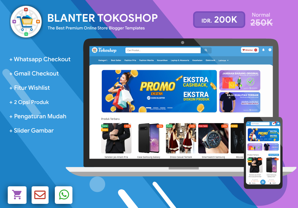 [🔥Free Download] Blanter Tokoshop Premium Blogger Template v1.5.0