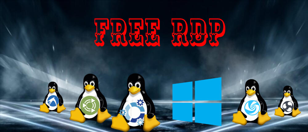 Free rdp |windows 10 and 15 linux distro| github| 6gb\xenon\6hrs