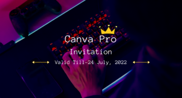 Canva Pro Invitation লিংক, 01 বছরের জন্য  [No Binning, Direct Pro]