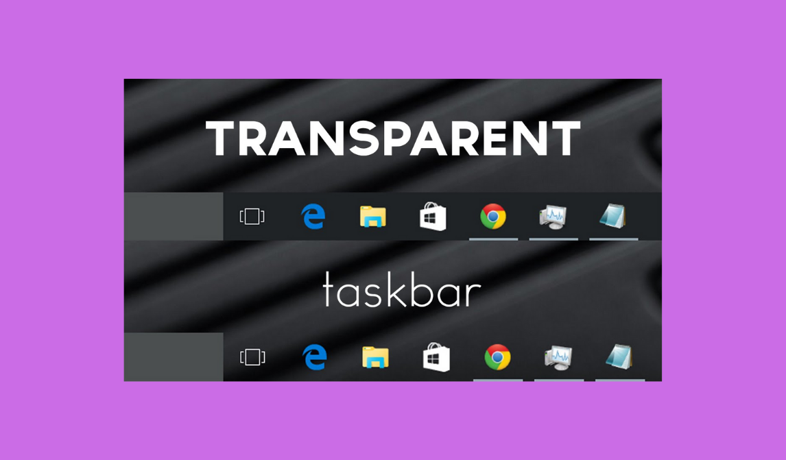 যেভাবে Windows Taskbar এ Glass Transparent Effect দিবেন