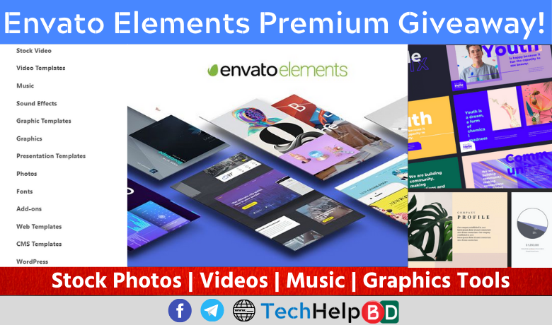 নিয়ে নিন Envato Elements Premium Cookies আর ফ্রিতেই ডাউনলোড করুন Envato এর Copyright Free Photos Videos Music and Graphics Tools ?