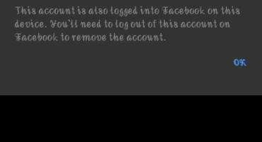 How to fix issue with account removal on messenger  and Facebook app
