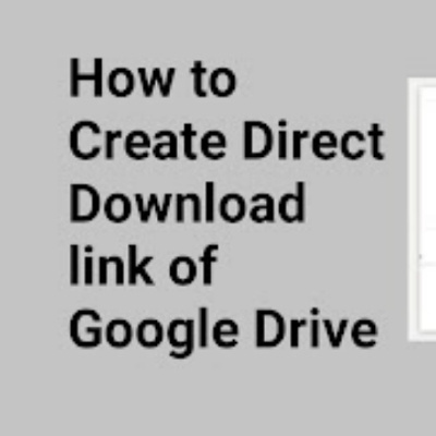 How to Create Direct Download link of Google Drive file Download link? Direct link Generator Tool