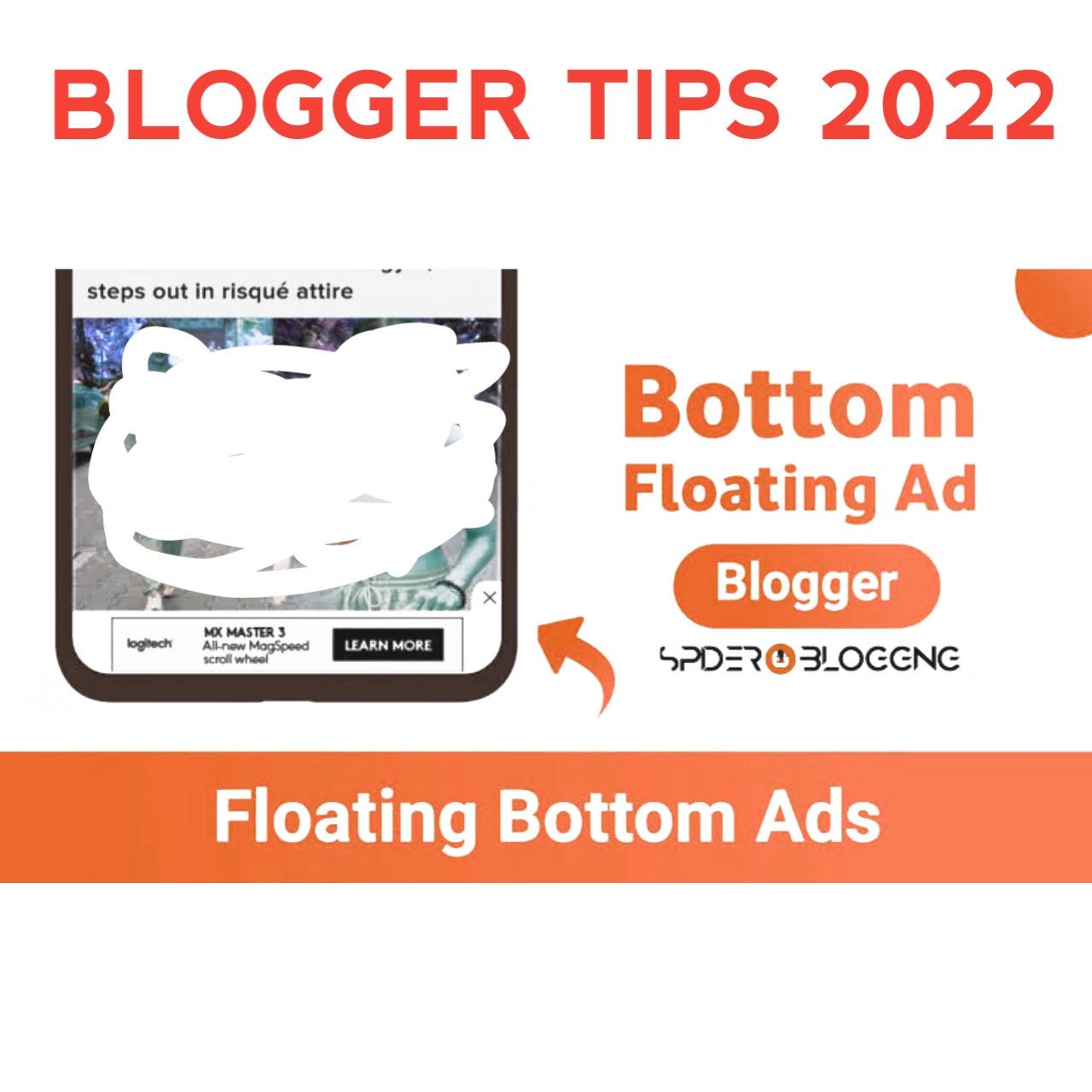 How to add Sticky Bottom ad bar in Blogger? Blogger Tips 2022