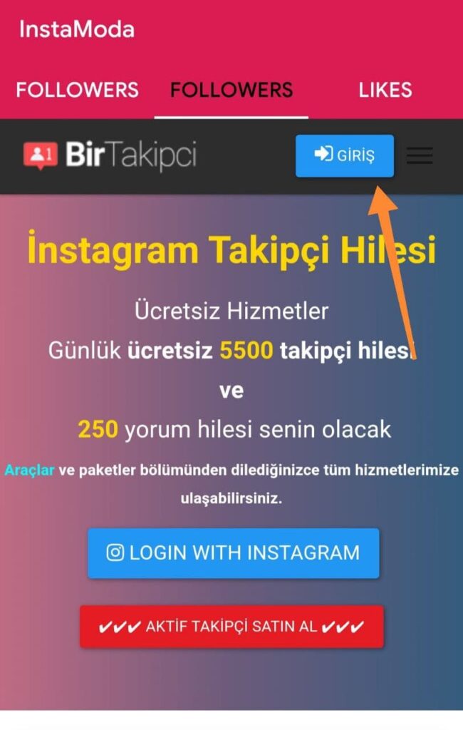 InstaModa Apk বিনামূল্যে ডাউনলোড করুন | Instagram Takipçi (কয়েন ছাড়া)