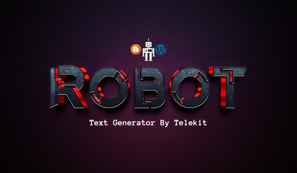 যেভাবে Blogger Website এ Robot Text generator Add করবেন [Free 0$ Script]